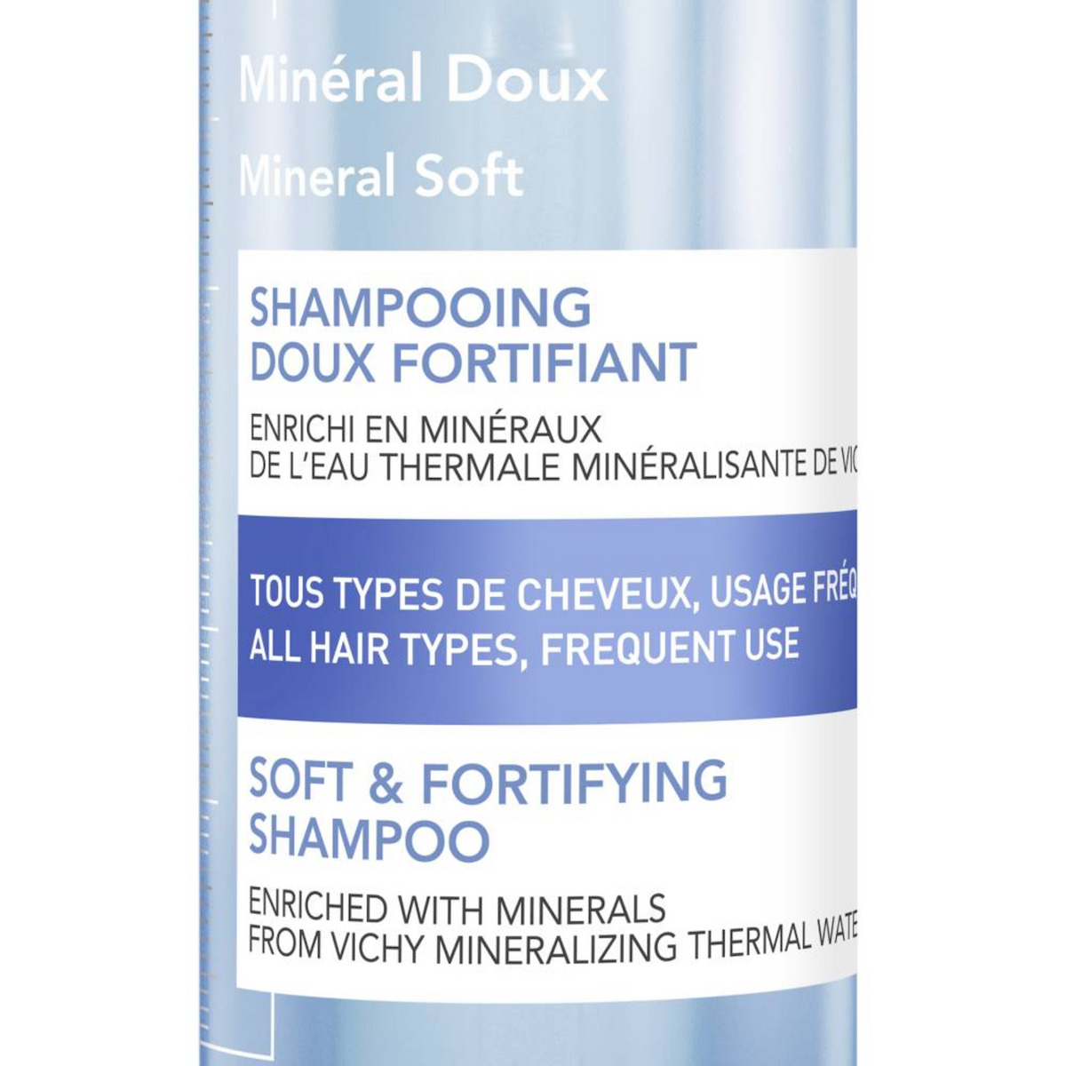 Vichy Dercos Mineral Soft Σαμπουάν για το Ευαίσθητο Τριχωτό για Όλους τους Τύπους Μαλλιών 400ml