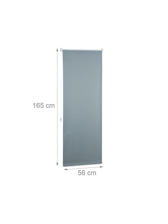 Relaxdays Rolete Geam De Stingere Totală Gri Lățime 60xÎnălțime 165cm 10021307_731