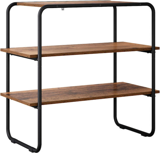 vidaXL Konsolentisch aus Holz & Metall Gebrauchtes Holz M80xB41xH75cm