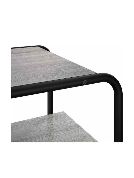 Konsolentisch aus Holz & Metall Grau M100xB41xH75cm