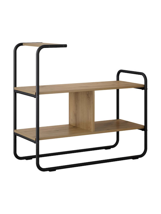 Konsolentisch aus Holz & Metall Eiche M80xB35xH75cm