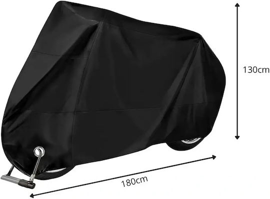 Waterproof Motorcycle & Bicycle Cover 180x130cm Uv Protection Size S