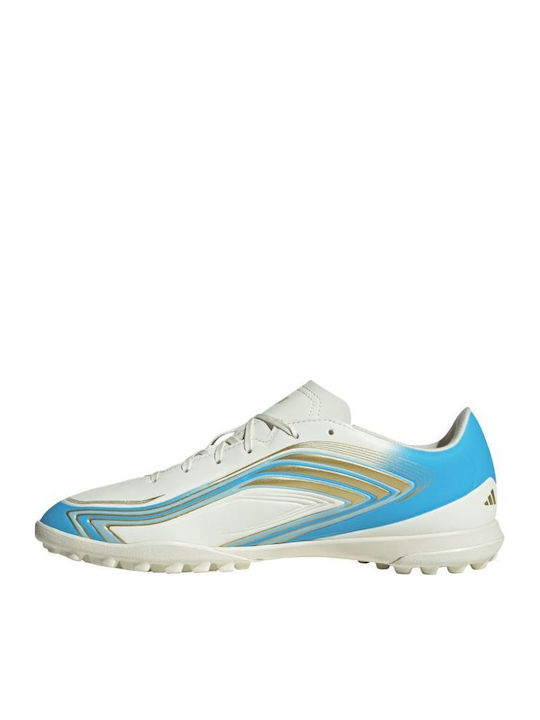 adidas F50 Messi Club Ποδοσφαιρικά Παπούτσια με Σχάρα TF Ivory / Semi Blue Burst / Icey Blue