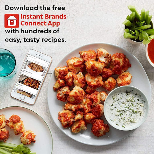 Instant Pot Instant Vortex Plus Air Fryer με Wi-Fi 5.7lt Μαύρο