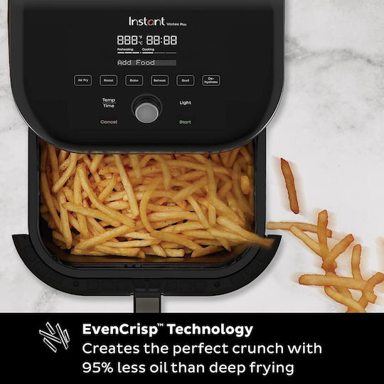 Instant Pot Instant Vortex Plus Air Fryer με Wi-Fi 5.7lt Μαύρο