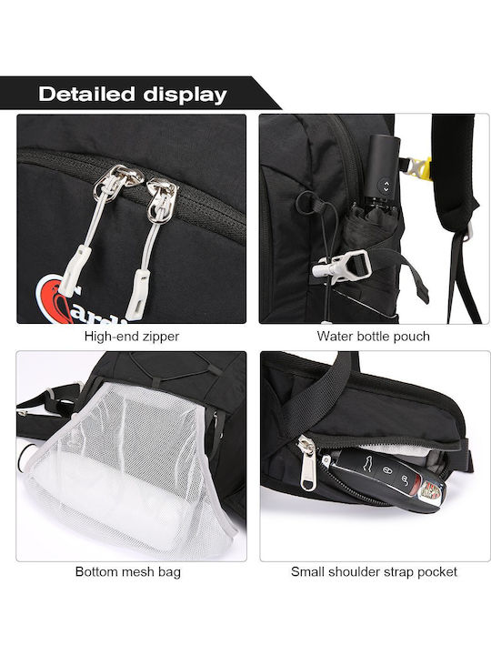 Cardinal Mountaineering Backpack 24L Waterproof Black Daypack