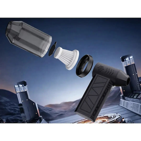 Wireless Handheld Blower 2--1 Suction 3 Speeds Up To 80,000 Rpm