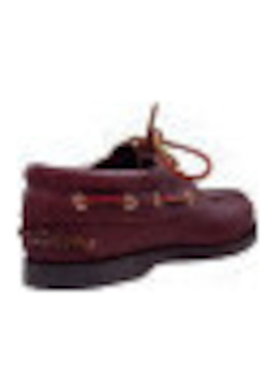 Δερμάτινα Ανδρικά Boat Shoes σε Ταμπά Χρώμα