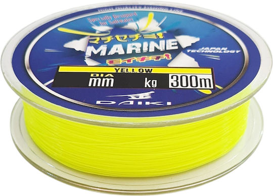 Πετονιά Daiki Marine Yellow 300 Μ 0,30 Χιλ 11 Κιλά