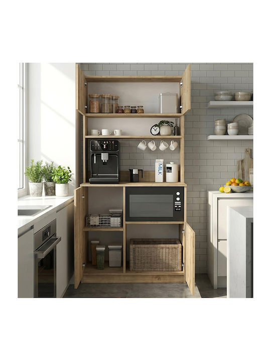 Tuco 2 Подов Кухненски Шкаф Sapphire Oak 90x40x180см