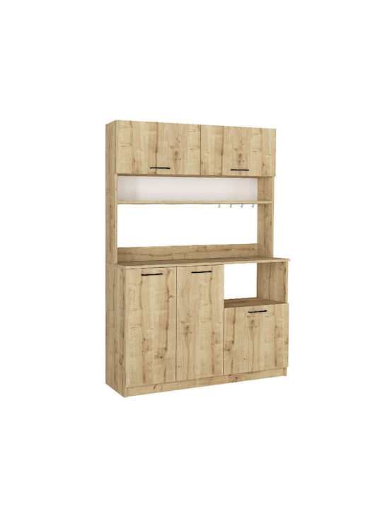 Tuco 3 Dulap de Pardoseală Sapphire Oak 123.8x40x180cm