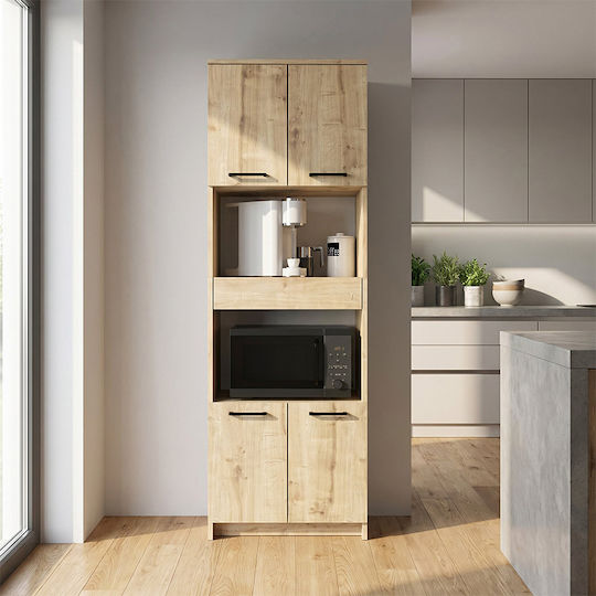 Alvento Στήλη Κουζίνας Sapphire Oak 60x42x180εκ.