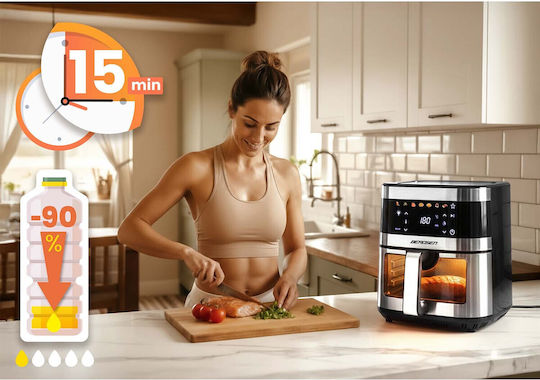 Berdsen Air Fryer 4lt Ασημί BD-656