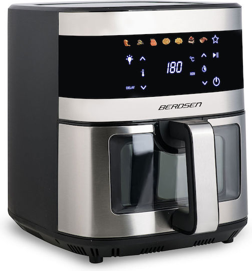 Berdsen Air Fryer 4lt Ασημί BD-656