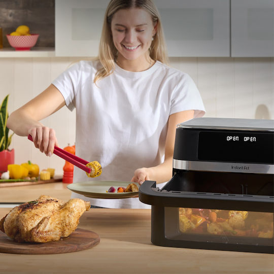 Instant Pot Vortex Versazone Air Fryer με Διπλό Αποσπώμενο Κάδο 12lt Μαύρο