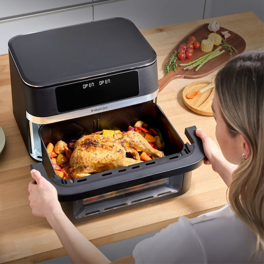 Instant Pot Vortex Versazone Air Fryer με Διπλό Αποσπώμενο Κάδο 12lt Μαύρο