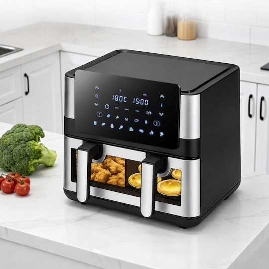 Air Fryer cu Două Coșuri Detașabile 8l Negru ZN1RCK3QWS2367