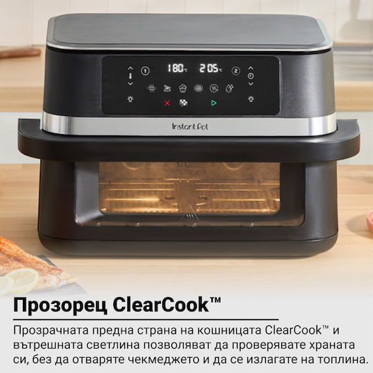 Instant Pot Vortex Versazone Air Fryer με Διπλό Αποσπώμενο Κάδο 12lt Μαύρο