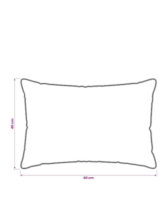 vidaXL Bamboo Μαξιλάρι Ύπνου Polyester 40x60cm 2τμχ