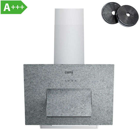 Ciarra Chimney Vent Hood 60cm Gray with Wi-Fi