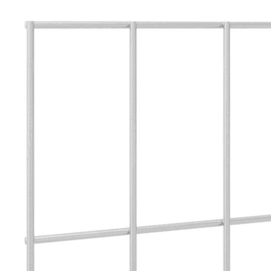 vidaXL Stahl Draht Für Gartenzaun 75x30x30cm 24Stücke Silber