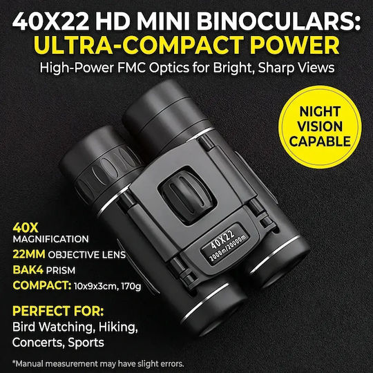 Binoculars 40x22mm