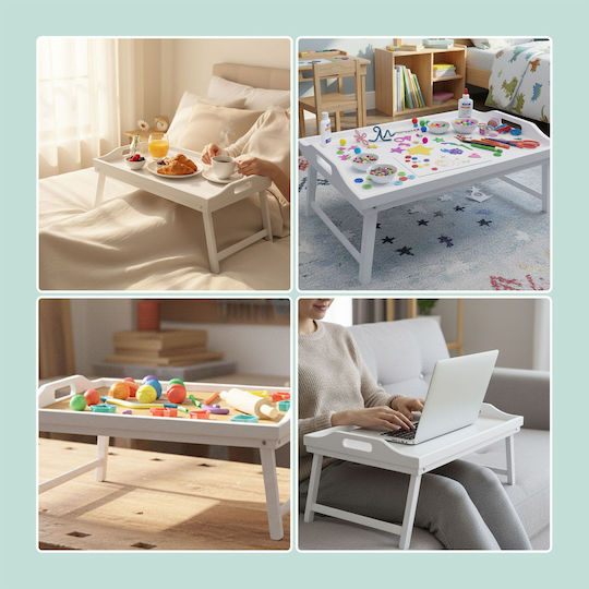 Relaxdays Tăvi De Servire Din Bambus 20x50x30cm