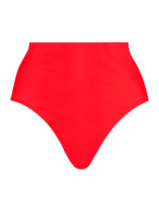 Bikini Slip Ψηλόμεσο Red