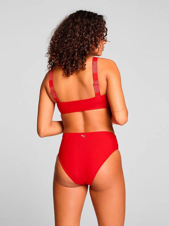 Bikini Slip Ψηλόμεσο Red