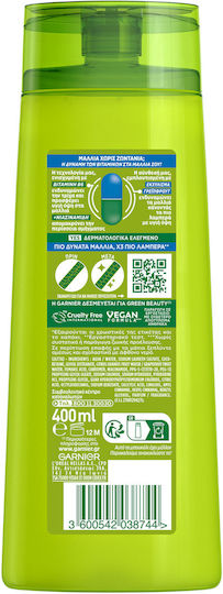 Garnier Fructis Strenght & Shine Σαμπουάν Αναδόμησης/Θρέψης & Όγκου για Κανονικά Μαλλιά 400ml