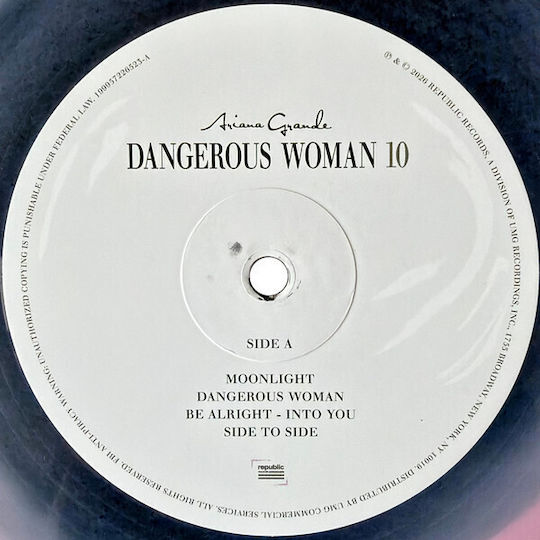 Ariana Grande Dangerous Woman Vinyl