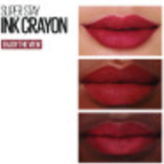 Maybelline Superstay Ink Crayon Long Lasting Pencil Lipstick Matte 20 Enjoy View 1.5gr