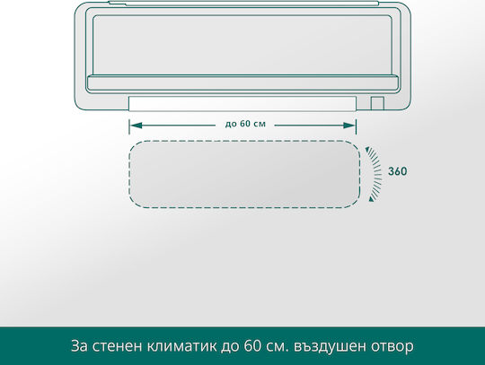 Smartwing Standard Οδηγός Ροής Αέρα Κλιματιστικού 3800165389371