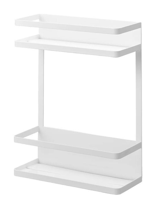 Yamazaki Επιτοίχια Ραφιέρα Μπάνιου Μεταλλική 24.5x6.5x34cm
