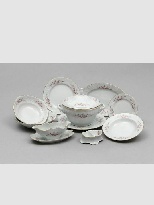 White Porcelain Dinnerware Set 72pcs