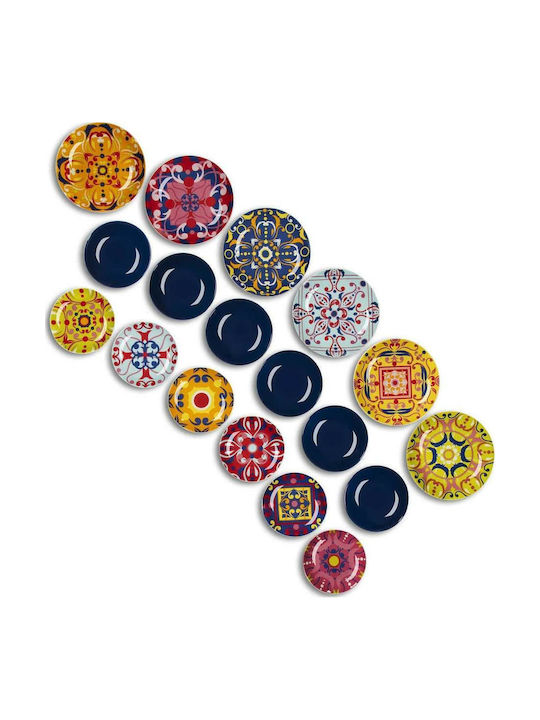 Excelsa Multicolor Porțelan Set de Vase 18buc