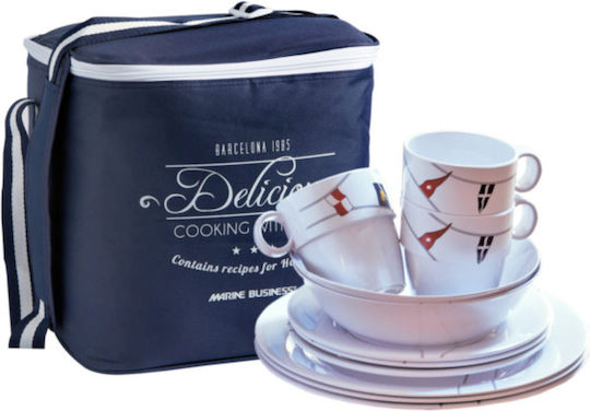 Marine Business Multicolor Porțelan Set de Vase 24buc