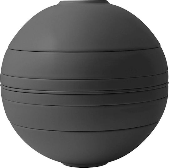 Villeroy & Boch Negru Porțelan Set de Vase 7buc Villeroy & Boch Negru Porțelan Set de Vase 7buc