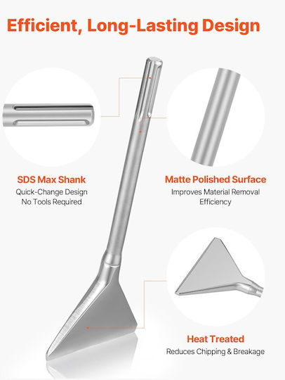 Vevor Καλέμι / Τρυπάνι με Υποδοχή SDS Max 350x150mm