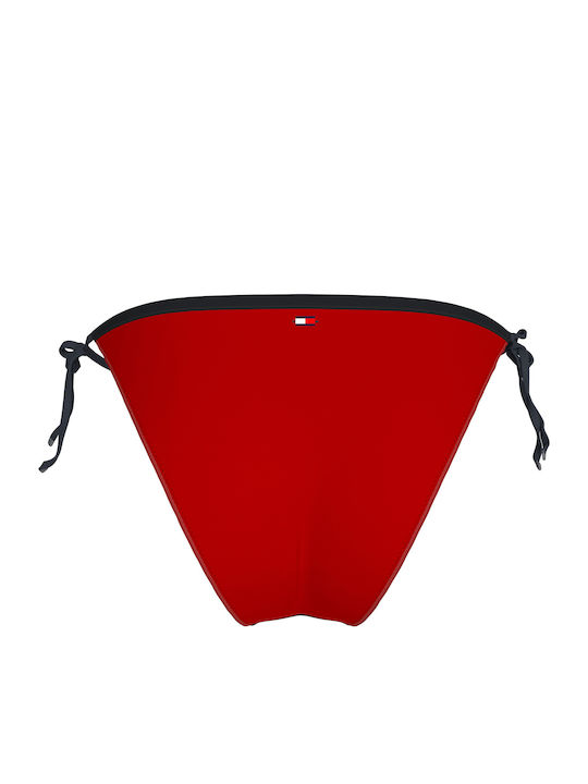 Bikinihosen Slip mit Schnürung Marineblau