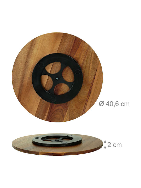 Relaxdays Wooden Serving Platter 40.6cm