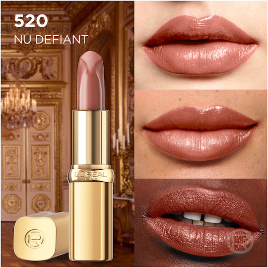 L'Oreal Paris Color Riche Lipstick Long Lasting Satin 520 Nu Defiant 4gr