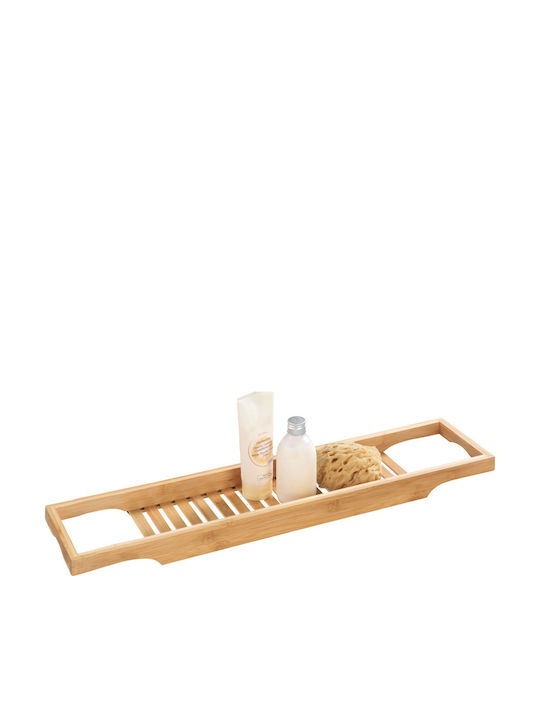 Wenko Bambusa Badewannenregal Bamboo 70x16x4.5cm Braun