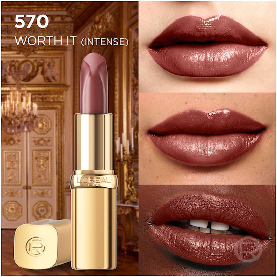 L'Oreal Paris Lipstick Satin 570 Worth It Intense 4gr
