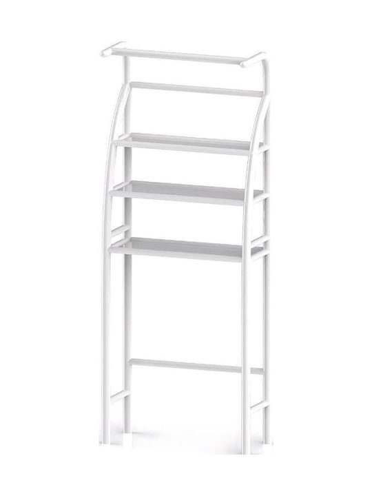 Home Use Ραφιέρα Μπάνιου Huh-0222 3 Ράφια Μεταλλική 65x25x175cm Λευκή Home Use