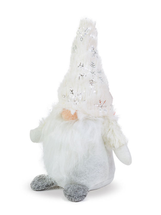 Pitic Scandinav De Crăciun 24 Cm Elf Textil Decorativ Cu Barbă