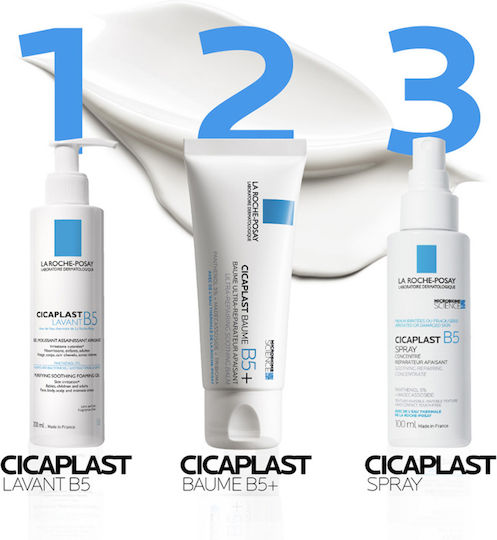 La Roche Posay Cicaplast Baume B5+ Αναπλαστικό Balm για Πρόσωπο & Χείλη με Πανθενόλη & Centella Asiatica 40ml
