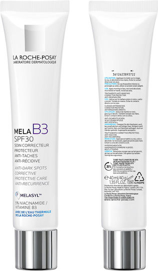 La Roche Posay Mela B3 UV Κρέμα Προσώπου Ημέρας με SPF30 κατά των Πανάδων 40ml