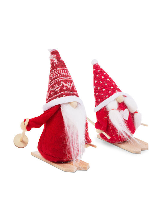 Christmas Decoration Scandinavian Elf 15 Cm Textile Figurine 2 Models