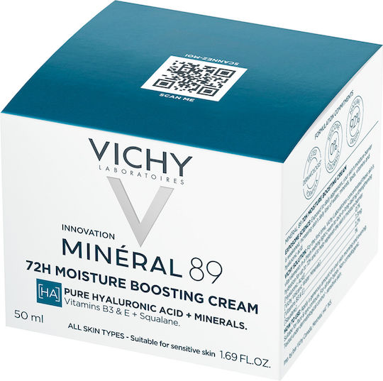 Vichy Mineral 89 72h Cream Face 50ml